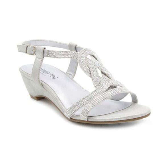 London Fog Women’s Sandals sz 7 Demi-Wedge NEW  #X-52 - Picture 1 of 7